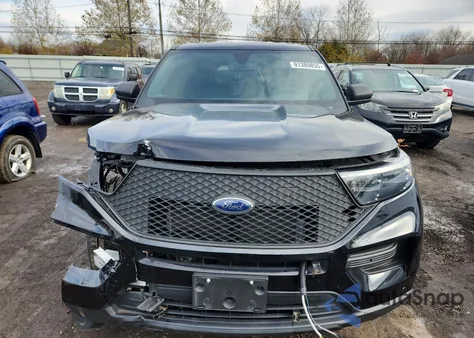 2021 Ford Explorer Police Interceptor from USA, damaged, VIN 1FM5K8ABXMGA07917